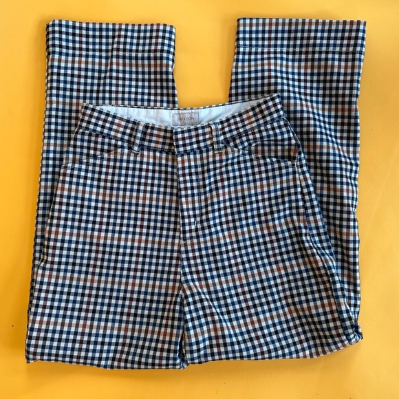 Brixton Checkered High Waisted Pants - Picture 2 of 7